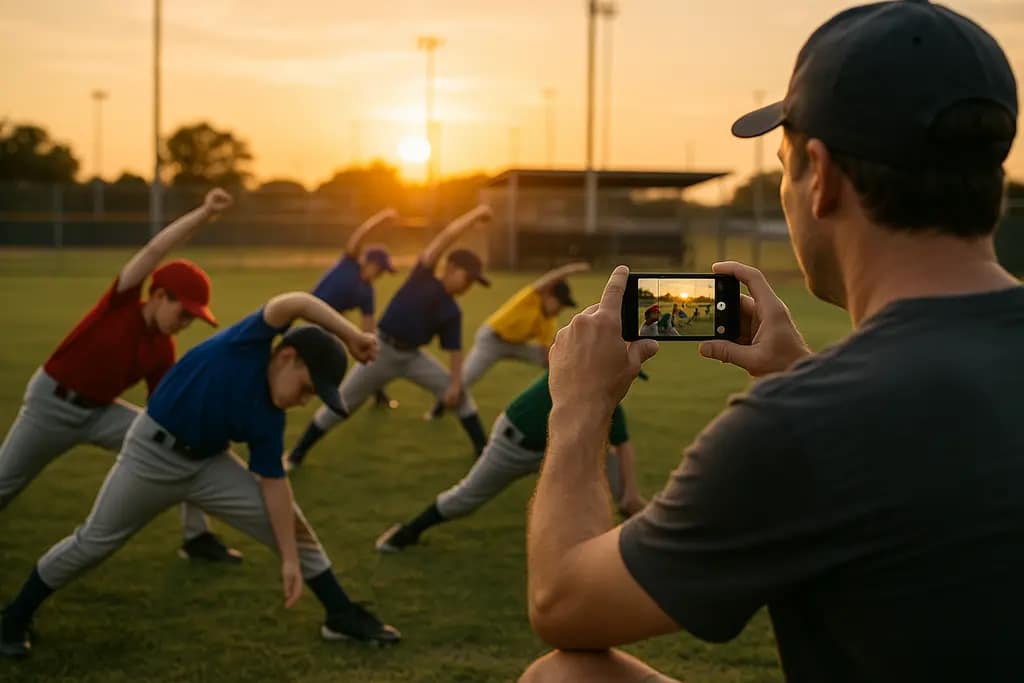 Texas youth baseball family using a Summer Tournament Checklist before leaving for games