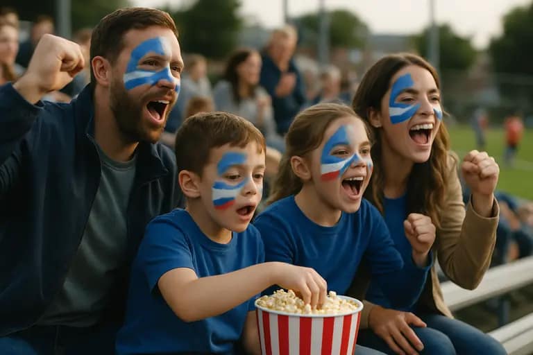 Parents watch youth baseball from folding chairs along a Texas fence line